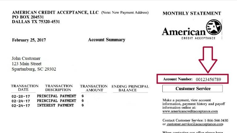 Customer Portal Registration - American Credit Acceptance